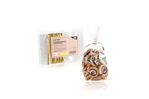 com-four® Buste Trasparenti in Cellophan - Fondo e Strisce di Rilegatura per Alimenti - 100 Bustine per Biscotti, Dolci e Generi Alimentari