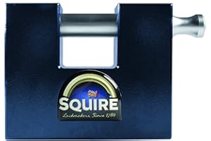 Henry Squire WS75S Stronghold 6 Pin S Cylinder Container Block Lock, 80 mm (Length)