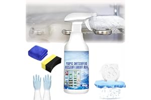 GIENSLRU Pulvérisateur de dégivrage puissant pour réfrigérateur congélateur, dégivrage rapide et brillance sans traces pour pare-brise de voiture (1 pièce)