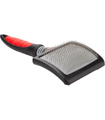 Étrille Pour Chien/Chat Foolee One - Taille M (6.5 Cm), Manche Ergonomique, Enlève Les Poils Morts Sans Douleur