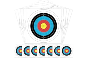WANDGU 20 pezzi di carta bersaglio 60x60 cm, per tiro con l'arco, parabrezza e caccia