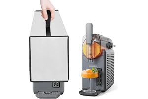 NUENSS-ROR Cover for Inoviva Frozen Drink & Slushie Machine, Slushie Machine Cover for INOVIVA Slushy Machine for Home S1.0 68 oz, Waterproof Heavy-duty Thickened Cover Case with Handle (Silver)