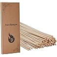 50 Bâtons De Roseau Naturels Pour Diffuseur D'huile - 30 Cm X 3,5 Mm - Recharge Parfum D'ambiance - 5