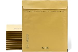 SIDI GLOBAL MARKET Sobres Acolchados de Burbujas Kraft SIDI - Con Cierre Autoadhesivo, Bolsas para Envíos de Ropa (220x260mm, 10 uds)