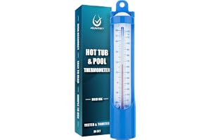AQUAVERITY Dell vattentermometer | Vattentermometer: Praktisk lösning för pooler, spa och vatten, lätt att använda och pålitlig.