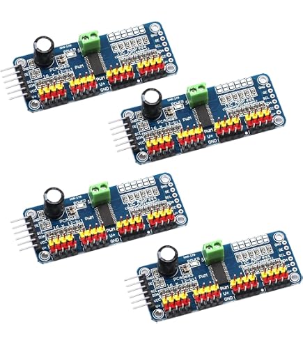 2PCS PCA9685 16 Kanal 12 Bit PWM Servotreiberplatine IIC Schnittstelle PCA9685 Modulcontroller Kompatibel mit Raspberry Pi 2PCS PCA9685 16 Kanal 12 Bit PWM Servotreiberplatine IIC Schnittstelle PCA9685 Modulcontroller Kompatibel mit Raspberry Pi