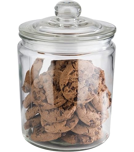 Potiche in vetro con coperchio H23xD13 cm Patisserie mini alzata porta
