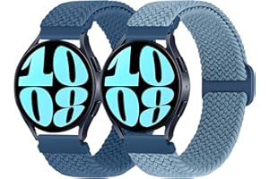 WNIPH Braided Strap Compatible with Samsung Galaxy Watch 4/5/6 Strap/Watch 4 6 Classic/Watch 5 Pro/Active 2,Garmin Forerunner 245/245 Music/265/265 Music,Vivoactive 3/Venu Sq,Vivomove 3/Luxe/Style/HR