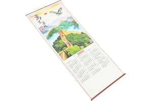 ‎KICHVOE Kichvoe Chinesischer Wandkalender Traditioneller Hängender Kalender Für Jahr Der Schlange Für Zuhause Und Büro Mit Kunstvollen Grafiken Und Praktischer Nutzung