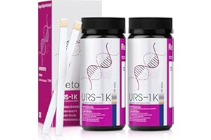 NAKUTITA 200 Stück Ketone Teststreifen Ketose Teststreifen zum Testen des Ketosespiegels, Keto Sticks Teststreifens für Low Carb & Ketogene Ernährung, Keto Test für Den Hausgebrauch