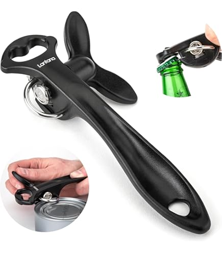 Apriscatole E Stappa Bottiglie De Luca - Legno E Acciaio Inox - Foto 4