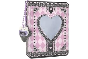 BEEK 3 pp-1 3 cale Kpop Holder Mini Butterfly Love Heart Hollow 40 kieszonek na karty z imieniem album na zdjęcia z charmsami