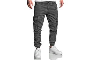 REPUBLIX Herren Jogger Cargo Chino Jeans Hose R7020