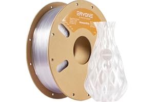 ERYONE PETG Filament 1.75mm, Filament PETG for 3D Printer 1KG, +/-0.03mm, Transparent