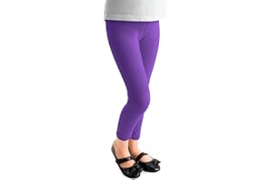 Frivolity Children Girls Full Length Plain Cotton Leggings