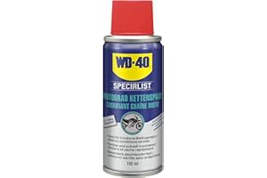 WD-40 Specialist Spray per catena per moto, 100 ml, olio per catena, cura della catena