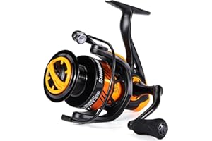 Sougayilang SL Spinning Reel 5.2: 1 Haute Vitesse Bobine Puissant Spinning Moulinets De P¨ºche Carpe P¨ºche Brochet Fibre De Carbone Drag Max 25LB Moulinet De P¨ºche-B10