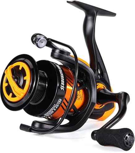 Moulinet Sougayilang GL Eau Salée – Ultra Léger Carbone 17,9 Kg, 12+1 Roulements, Corps Aluminium Magnésium Pour Pêche Côtière