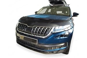 AUTO-BRA AB3-00334 Auto Bra kompatibel mit Skoda Kodiaq 2017-2023 vor Facelift Haubenbra Steinschlagschutz Tuning Bonnet Bra