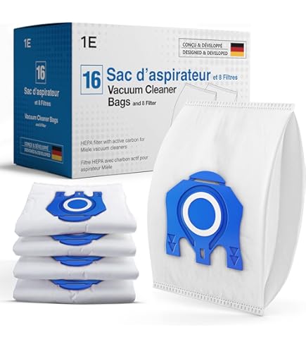 10 Bolsas De Aspiradora + Filtro Para Miele Allervac Hepa Plus, S