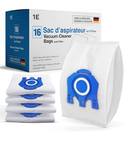 20 Sacchetti Per Aspirapolvere Miele + 2 Filtri – Premium Multistrato, Compatibili Con Serie S8000 E Modelli FJM/GN
