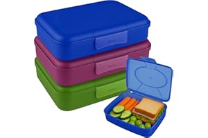 My-goodbuy24 Butterbrotdose Brotdose | 3er Set | Lunchbox für Kinder & Erwachsene - Perfekt für Schule, Büro, Arbeit oder Kindergarten - Spülmaschinengeeignet