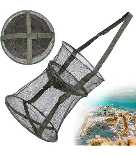 RETI DA PESCA per acqua salata griglia di protezione pesca borsa a rete