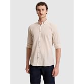 Pierre Cardin Erkek Koyu Bej G&ouml;mlek Desenli 50325355-VR088