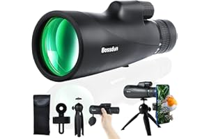 NEYLANG 10-30x50 Zoom Monocular Telescope, BAK-4 Prism, FMC Coated, Compact, Lightweight, Black, Adults, Outdoor Enthusiasts and Nature Lovers