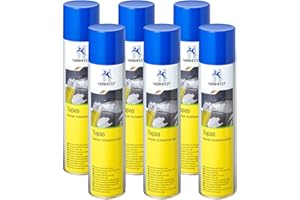 Normfest Topaz środek do czyszczenia szyb, 6 x 400 ml, pianka do czyszczenia skutecznie usuwa zabrudzenia z szyb, reflektorów i innych powierzchni, wysokiej jakości pielęgnacja samochodu – Made in Germany