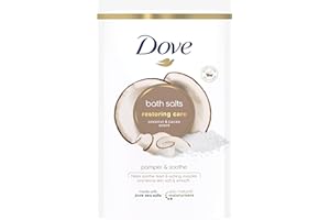 Dove Restoring Care Coconut & Cacao Bath Salts with skin-natural moisturisers to relax your mind & body, leaving your skin smooth & soft 900 g