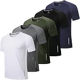 ZENGVEE 3 T-shirts Men Short Sleeve Quick Dry Gym Running Fitness | 3 Pieces, Men's Sports T-Shirt, Short Sleeve T-Shirts, Qu