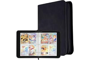 TopLoader pärm pärm pärm samlarkortalbum med fönster för 160 toppmatare, 4 fack toppmatad pärm 7,6 x 10 cm för samlarkort Pokémonkort, basebollkort, sportkort