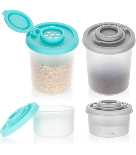 Set Saliera E Pepiera SIGNORAWARE - Ermetici, Trasparenti, Per Picnic E Campeggio