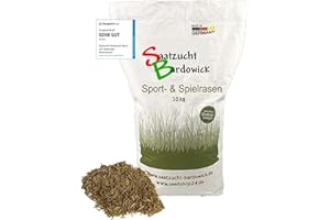 SAATZUCHT BARDOWICK 10 kg Sportrasen Spielrasen Grassamen Rasensamen Rasensaat Gras strapazierfähig ca. 300-400 m²