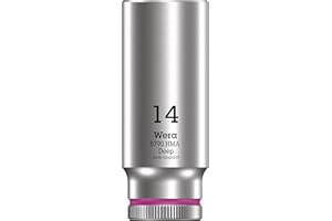 Wera 05004511001 Chiave a Bussola 1/4", Fucsia, 14.0 mm