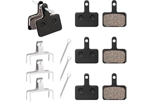 4 par bromsbelägg cykelskivbroms (TP-01B, 35 x 31 mm) – halvmetallcykel bromsbelägg kompatibla med B01S B03S B05S, E10.11, hållbara bromsklossar för MTB och e-cykel