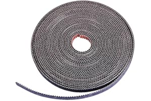 ZIZISHU Super Print GT2 Cinghia dentata 10meters GT2 Timing Belt 6mm Width Non-Slip Version,for Prusa Ender 3 CR-10 3D Printer ect.(10meters)