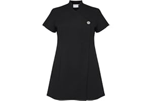 Proluxe Signature Button Beauty Tunic - Hairdressing Massage Therapist Spa Health Work Nail Salon Uniform - Available in 9 Colours