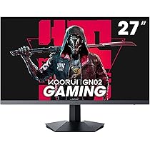 KOORUI 27 inch Gaming Monitor, PC Screen 240Hz, FHD, 1ms, Adaptive