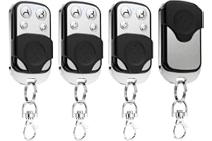 4 stycken fjärrkontroll garageport universal 433 MHz klon garageportsöppnare med 4 knappar handhållen sändare garage dörröppn