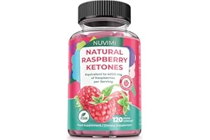 NUVIMI Raspberry Ketones - 4000 mg - Natural Food Supplement to Help Support Healthy Keto Diet for Men & Women - 120 Pills