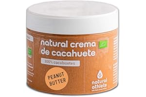 NATURAL ATHLETE Crema de Cacahuete SinGluten Bio 300gr Natruly