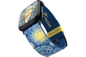 MOBYFOX Van Gogh Smartwatch Armband - Offiziell lizenziert, kompatibel mit jeder Größe und Serie der Apple Watch (Uhr nicht enthalten)