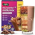 Troovy Unsweetened Protein Milkmix | 60% Of Daily Protein Need | High In Calcium, Omega-3, Vitamin B12 and Vitamin D | All Natural, No Preservatives and Chemical Free | Chocolate Flavoured | Plant Protein, Made with 13 millets and grains