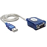 Plugable USB to Serial Adapter Compatible with Windows, Mac, Linux (RS-232DB9 DTE Male Connector, Prolific PL2303HX Rev. D Ch
