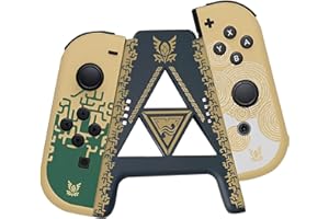 Laazii Chargeur Grip Bracket Compatible avec Switch/Switch Lite/Switch OLED, Portable Gaming Comfort Grip de jeu portable avec câble de charge de type C - TLOZ : Tears of The Kingdom