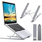 Babacom Supporto PC Portatile, 6-Levels Regolabile Raffreddamento Supporto Laptop, Alluminio Ventilato Porta PC, Leggero Note