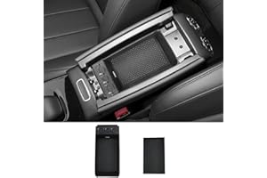 CDEFG Mercedes W177 V177 W247 H247 Classe A B 2019-2022 Boîte de Rangement de Voiture Console Centrale Organizer Conteneur pour Palettes avec Porte-Monnaie pour Cartes à Monnaie Accessoire