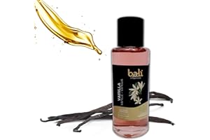 PRACTICOSA Bali fragancias Esencia al Aceite de Vainilla para Humidificador. Ambientador Dulce en Esencia para Difusor. El color puede variar, 50 ml